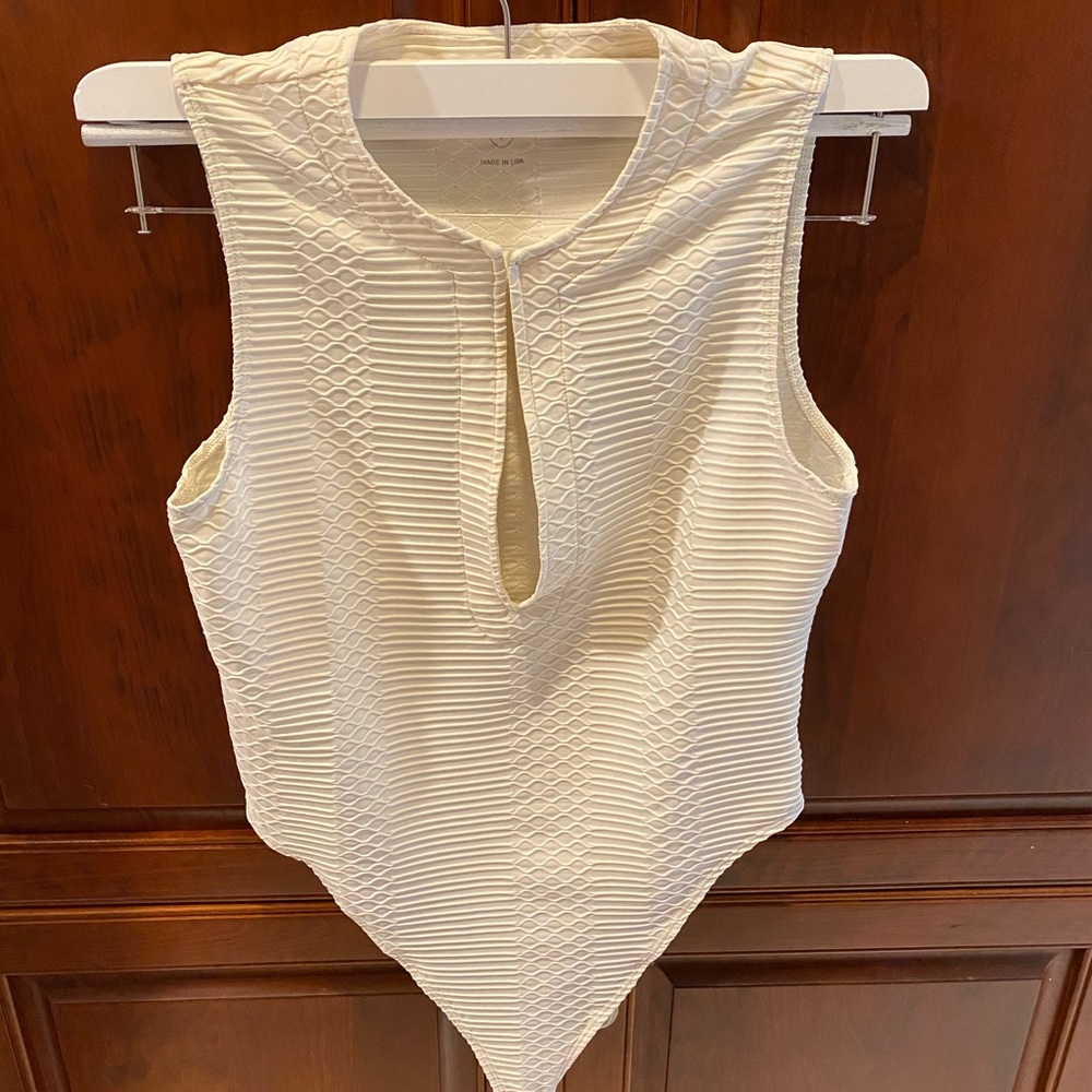 Cream body suit- never worn!